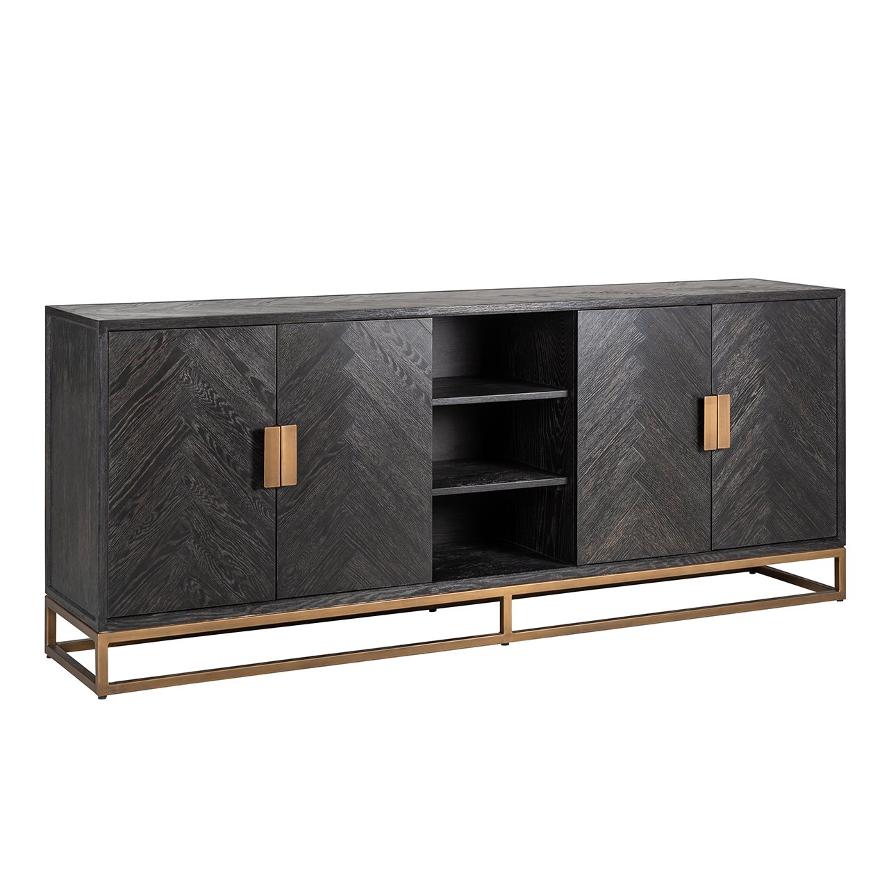 Richmond Dressoir 'Blackbone' Brass, 225cm