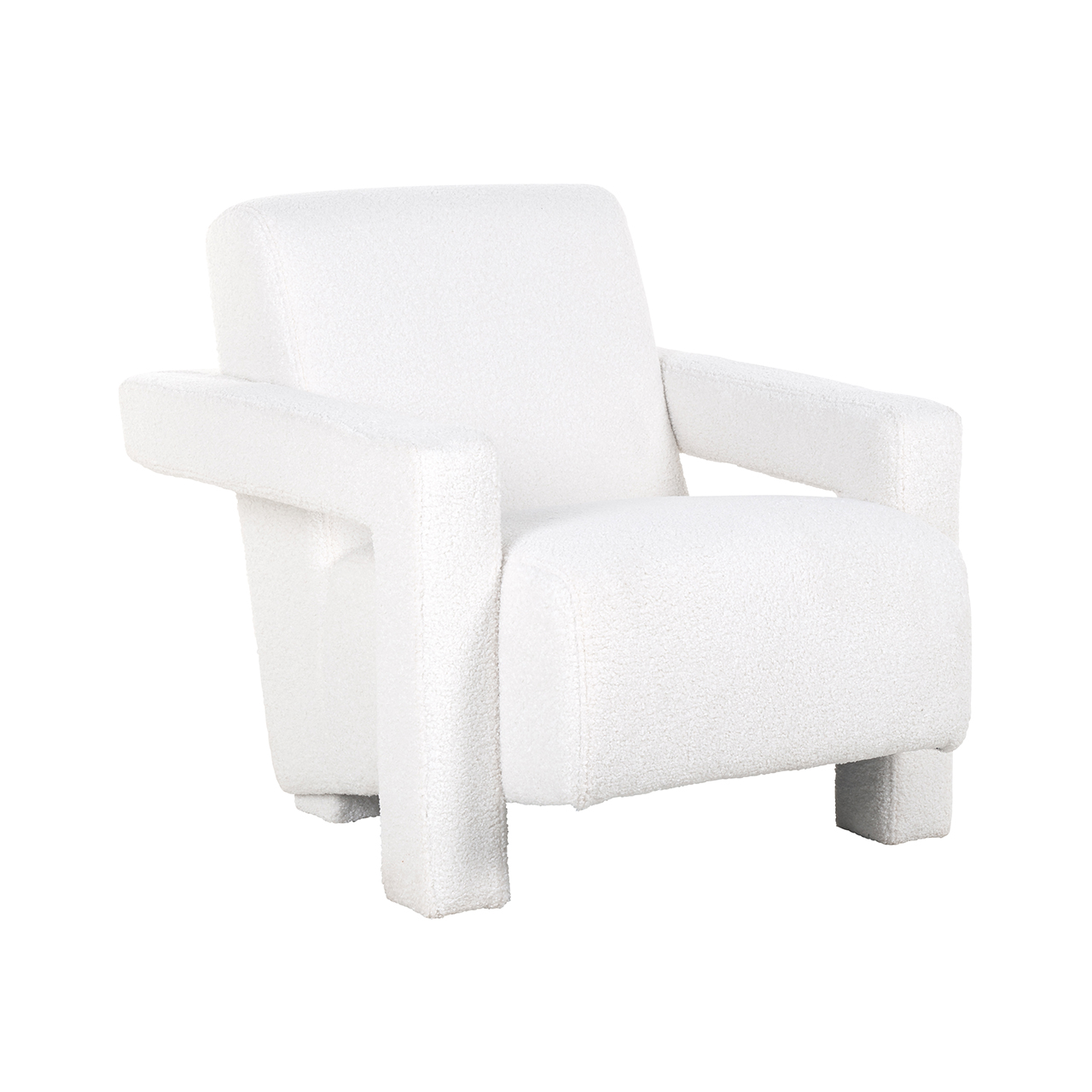 Fauteuil Casey - White Furry