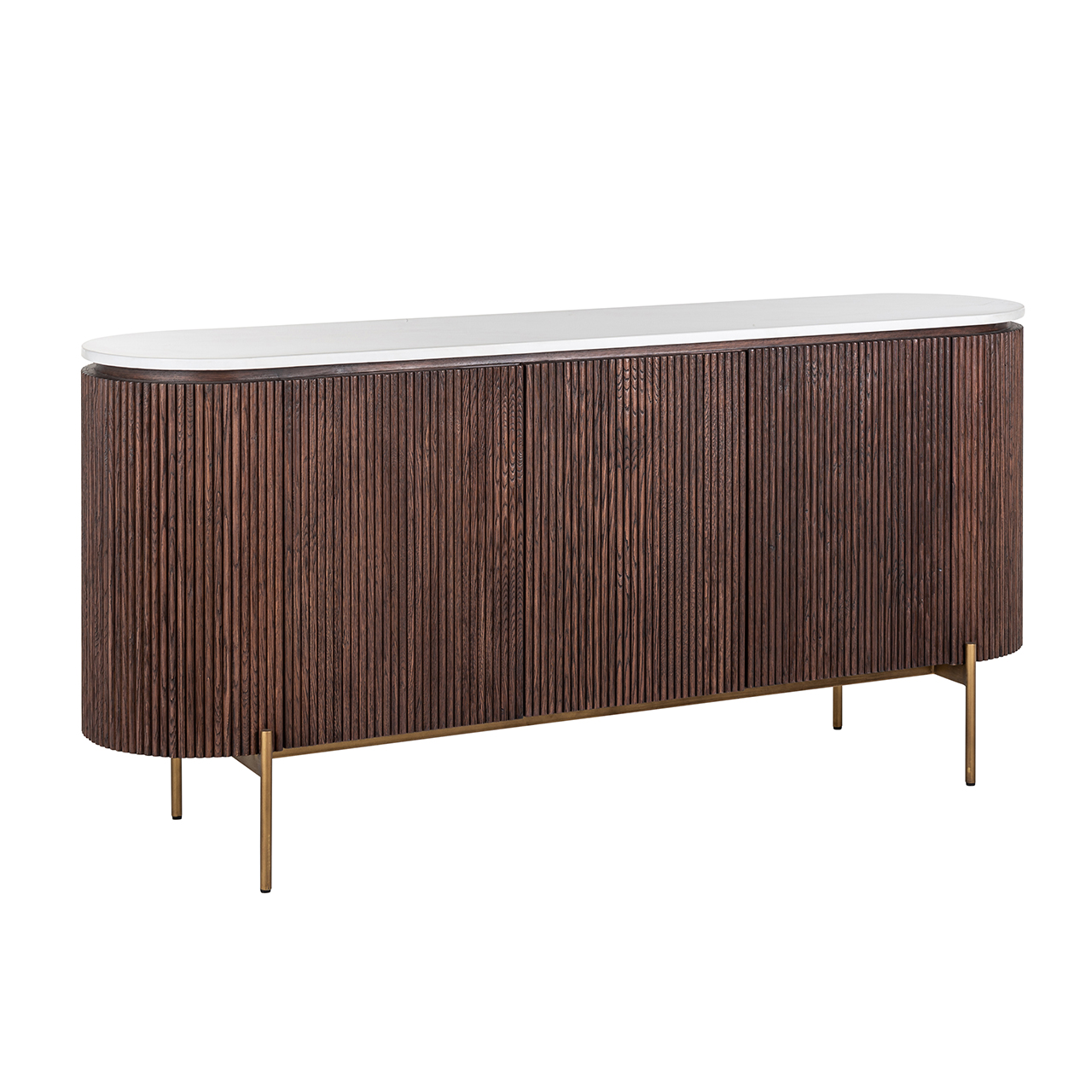 Richmond Dressoir 'Barkley' 180cm, Brushed Gold