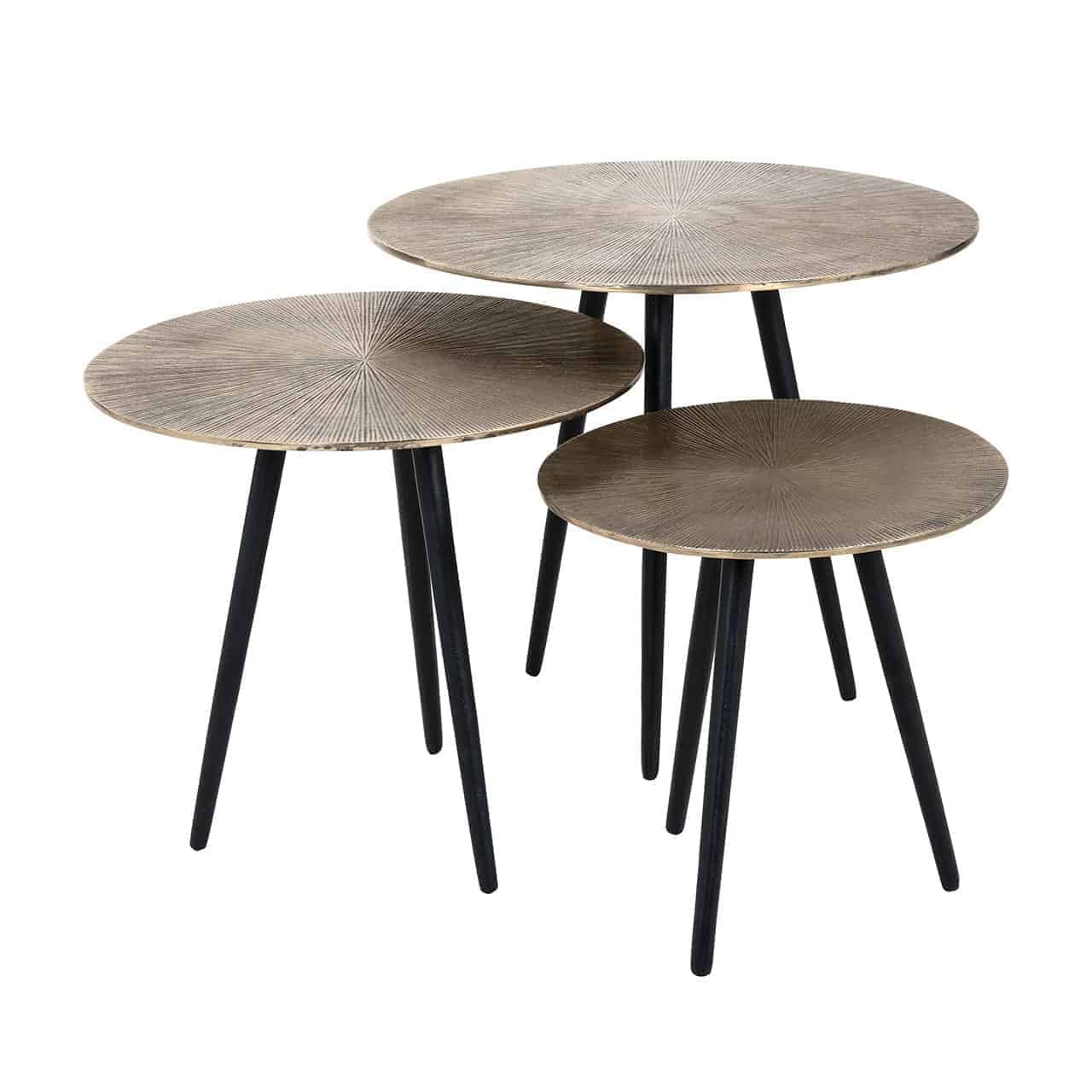 Richmond Salontafel 'Vittorio' Set van 3 stuks