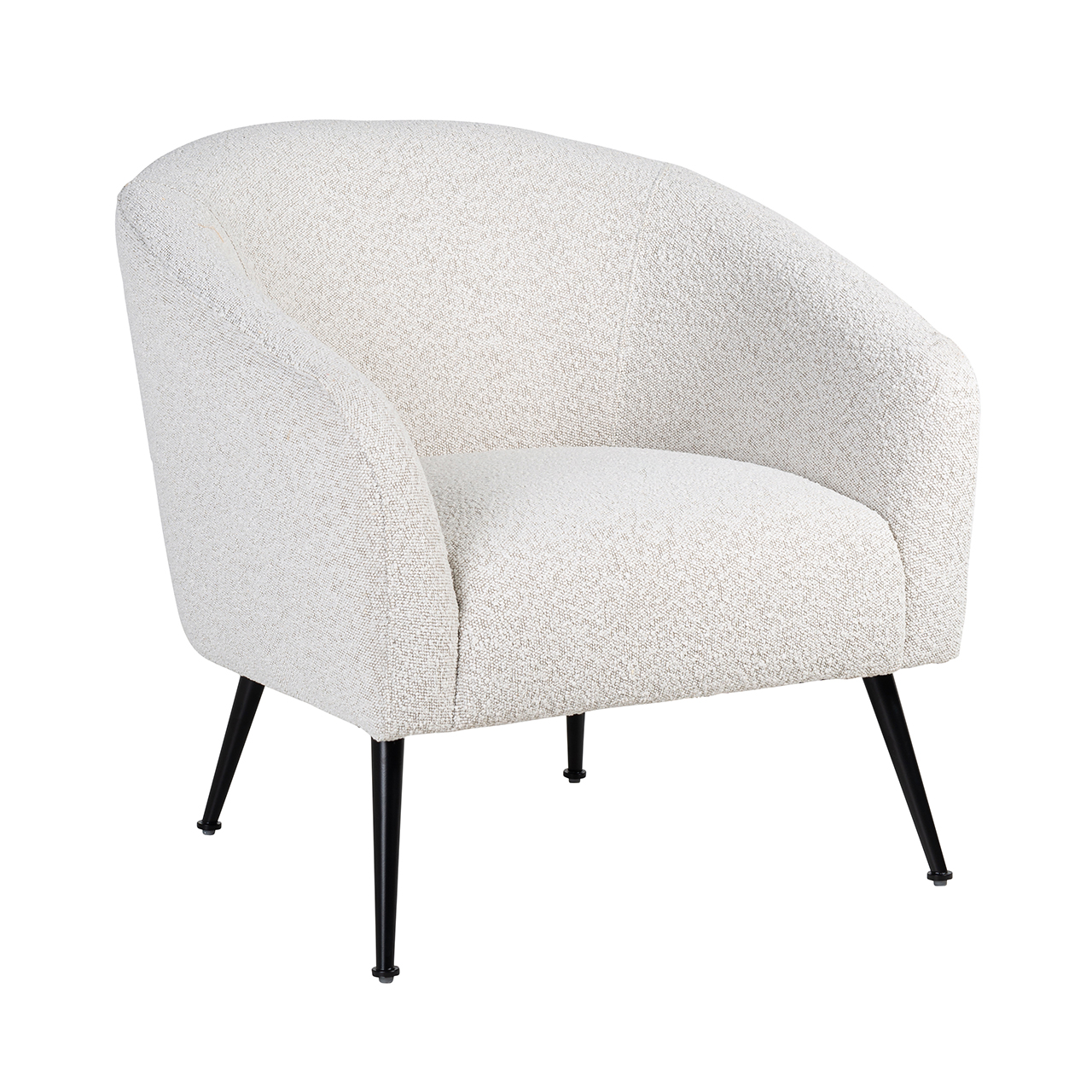 Richmond Fauteuil 'Inova' Bouclé, kleur Wit