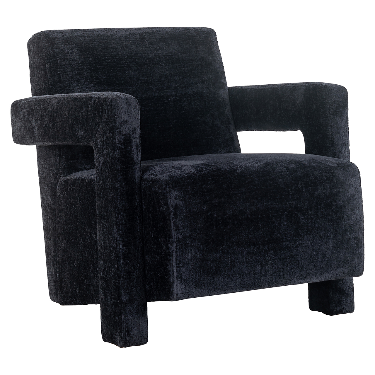 Fauteuil Devanto - black chenille