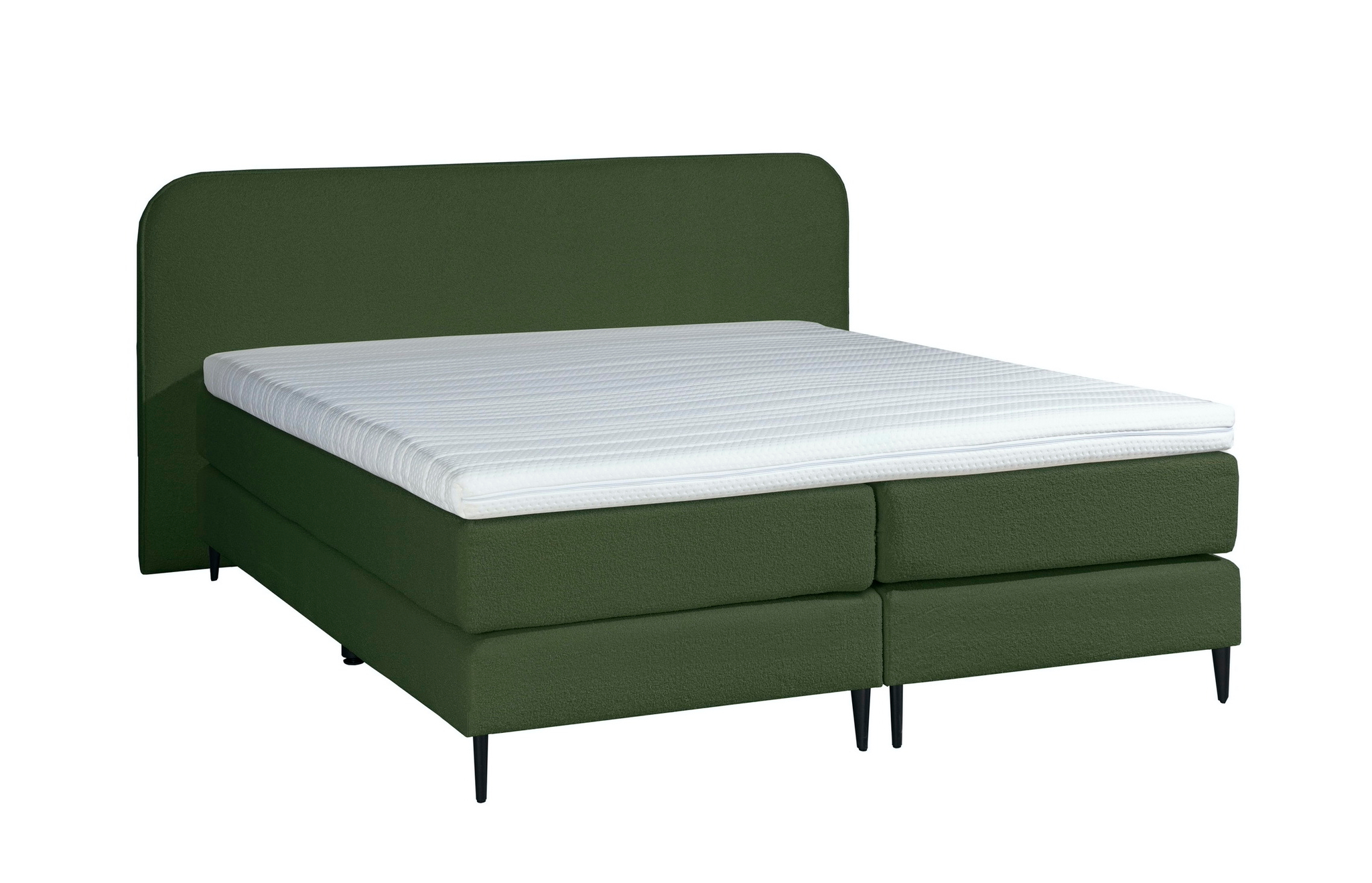 Adore Bouclé Boxspring Groen 140x200