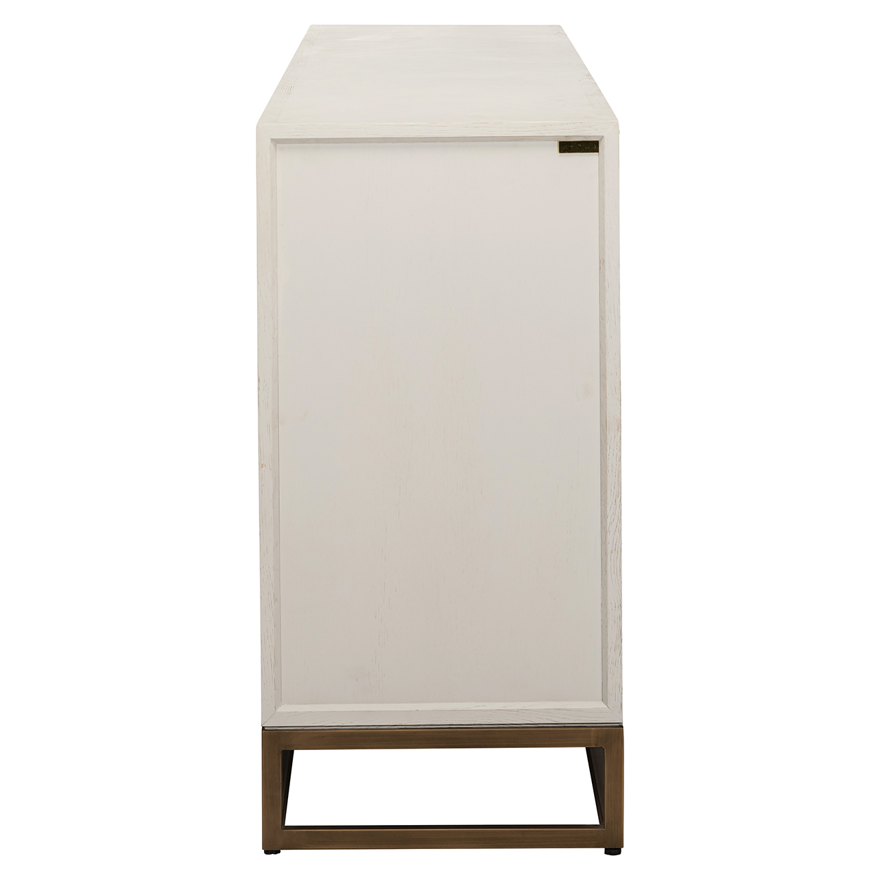 Dressoir Whitebone brass 4-deuren