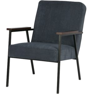 Sally Fauteuil Staalblauw