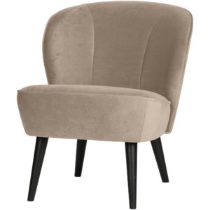 Sara Fauteuil Fluweel Khaki