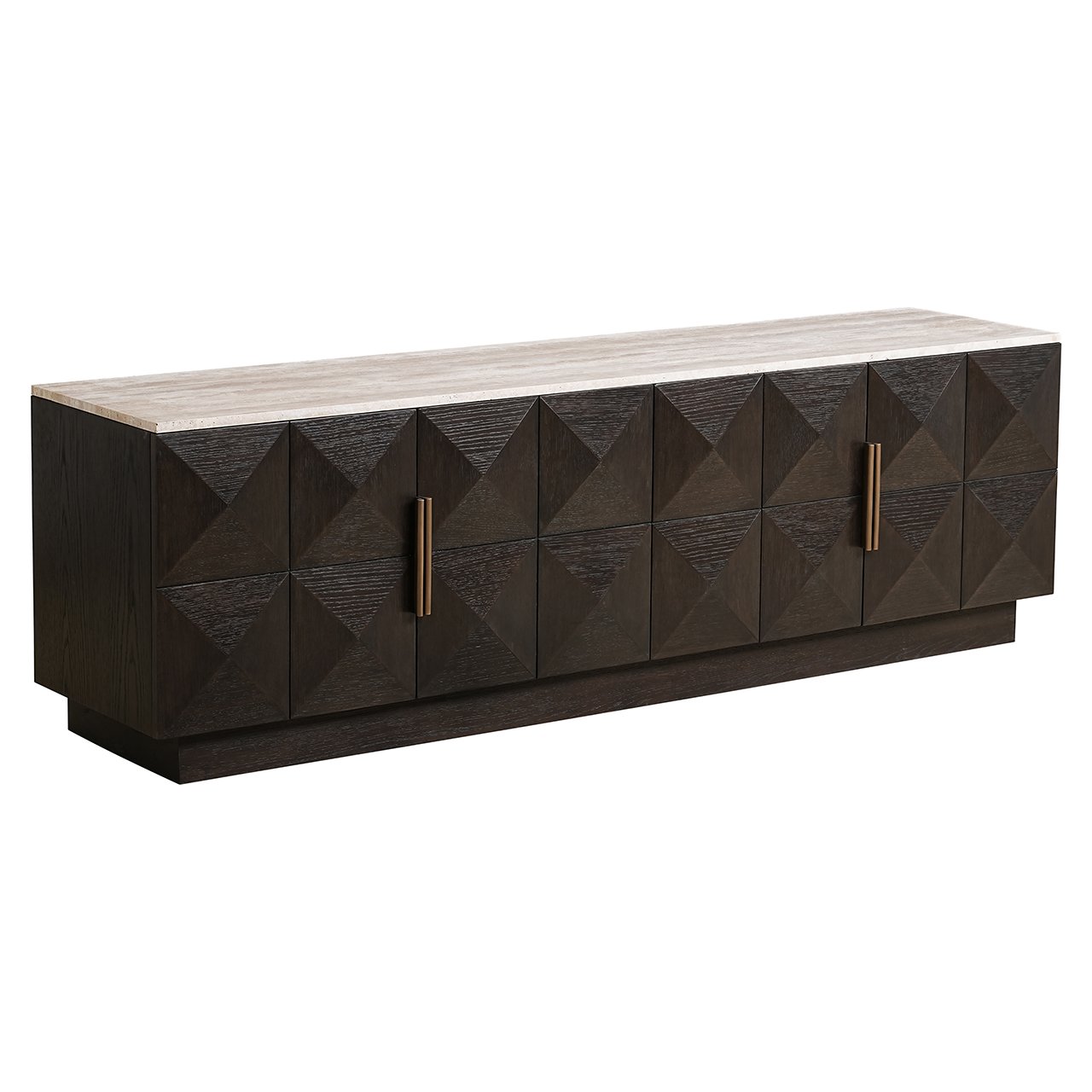 Tv-dressoir Claremont 4-deurs (Brown)