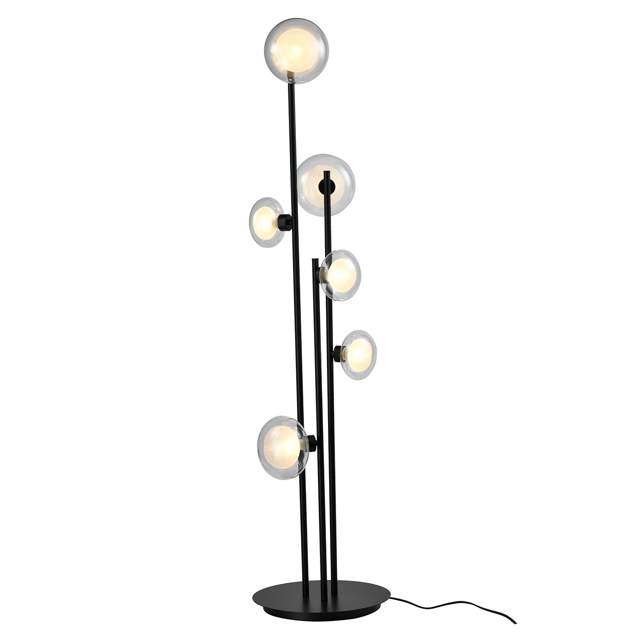 Vloerlamp Luva zwart (Black)